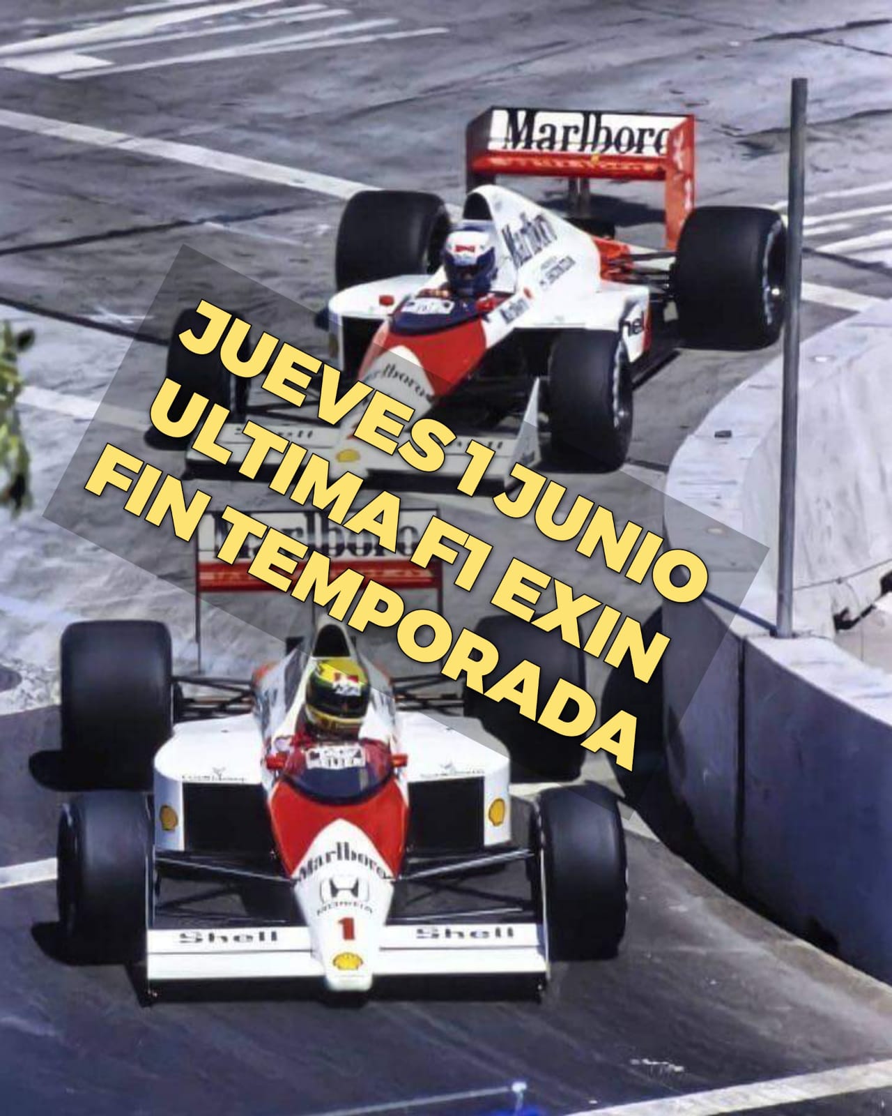 Fin de temporada! F1 Exin Jueves 1 Junio