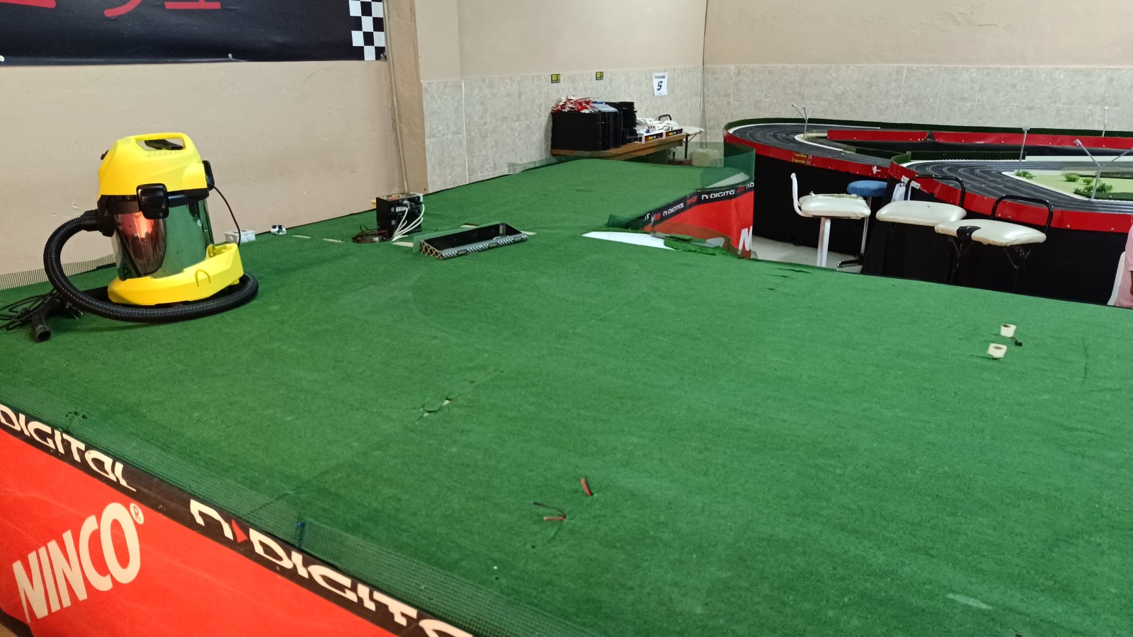 Pista pequeña en remodelación