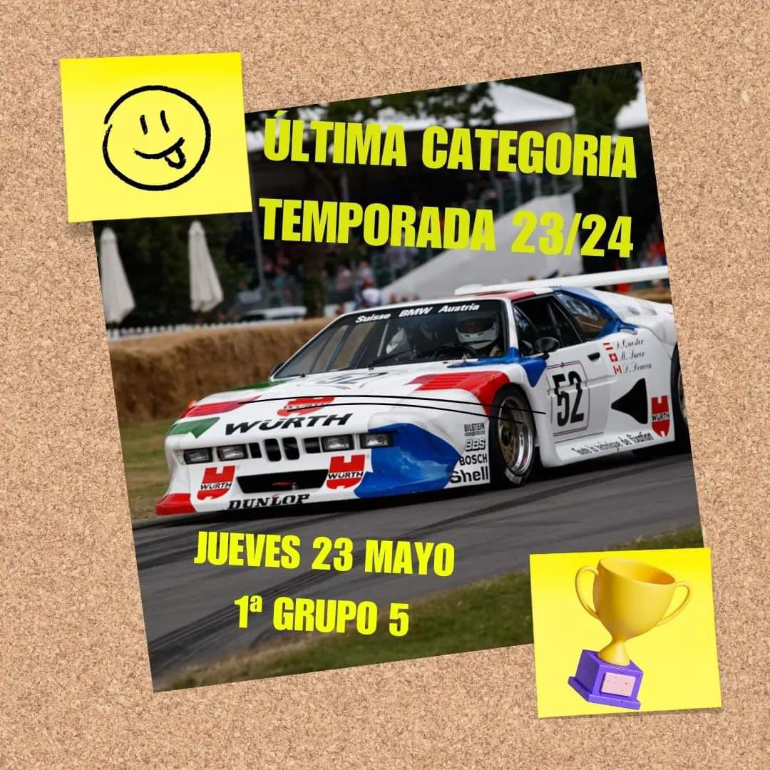 Hoy empezamos con la última categoría de la temporada!!  Gr5